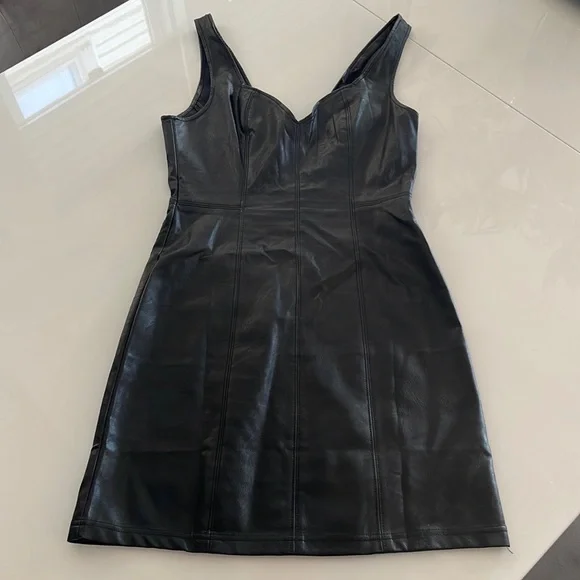 MINKPINK | Dresses | Worn Once Black Leather Mini Dress | Poshmark MINKPINK | Dresses | Worn Once Black Leather Mini Dress | Poshmark